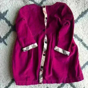 BURBERRY PINK DRESS Nova-check classic Burberry style infant 12 months